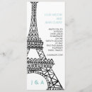 Search for blue eiffel tower invitations Modern