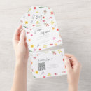 Search for bespoke invitations Watercolor wildflower meadow wreath