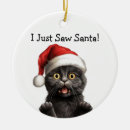 Search for funny animal christmas tree decorations Kitten