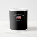 Search for freedom message mugs Since 1776