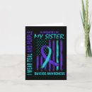 Search for purple awareness ribbon cards Teal
