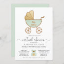 Search for mint and gold baby shower invitations Mother to be