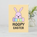 Search for hoppy easter invitations Rabbit with balloon