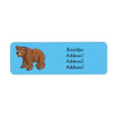 Search for grizzly return address labels Animal
