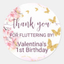 Search for butterflies and flowers stickers Butterfly