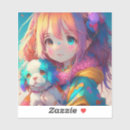 Search for girl and dog stickers Puppy