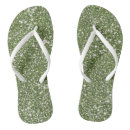 Search for green jandals Glitter