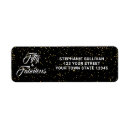 Search for glitter gold return address labels Stylish