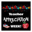 Search for teacher appreciation week posters Thank you teacher