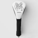 Search for bulldog golf head covers Black and white