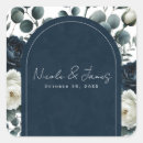 Search for dark blue wedding stickers Flowers