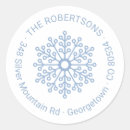 Search for snowflake address stickers Winter