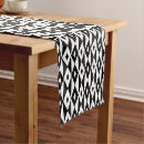 Search for black and white table runners Retro