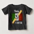 Search for italian baby shirts Italy flag