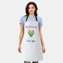Search for romantic birthday aprons Elegant