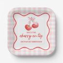 Search for cherry plates Gingham