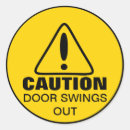 Search for door sign stickers Warning
