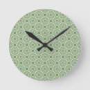 Search for sage green clocks White