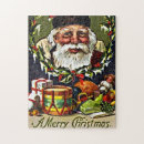 Search for vintage santa puzzles Merry