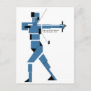 Search for the archer postcards Blue