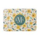 Search for yellow daisy bath mats Garden
