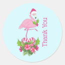 Search for thank you flamingo stickers Tropical