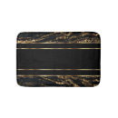 Search for ornate design bath mats Black and gold