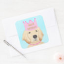 Search for golden retriever birthday stickers For kids