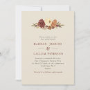 Search for rustic fall wedding invitations Burgundy