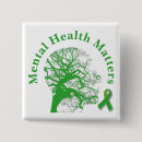 Search for green ribbon badges Mental health awareness