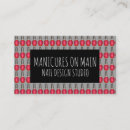 Search for manicurist business cards Nail technician