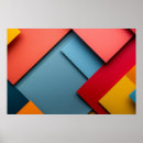 Search for bright geometric posters Orange