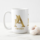 Search for gold letters mugs Modern