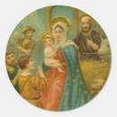 Search for scene round stickers Holy family
