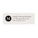 Search for circle monogram return address labels Professional