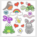 Search for rainbow animal stickers Modern