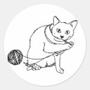 Search for cat with yarn stickers Cats