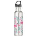 Search for flamingo water bottles Illustration