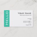 Search for hello business cards Minimal