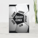 Search for soccer team thank you cards Appreciation