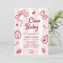 Search for pink and red baby shower invitations For her