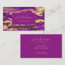 Search for purple glitter business cards Stylish
