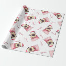 Search for pug christmas wrapping paper Snow