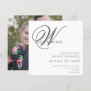 Search for monogram photo invitations Initial