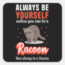 Search for funny racoon stickers Raccoon lover