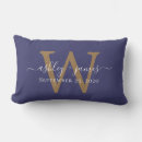 Search for navy and gold cushions Newlywed
