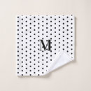 Search for black and white polka dot bath towels Dots
