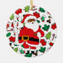 Search for black santa christmas tree decorations African