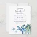 Search for starfish rehearsal dinner invitations Coastal