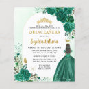 Search for english quinceanera invitations Gold glitter sparkle